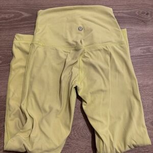 neon green lululemon leggings